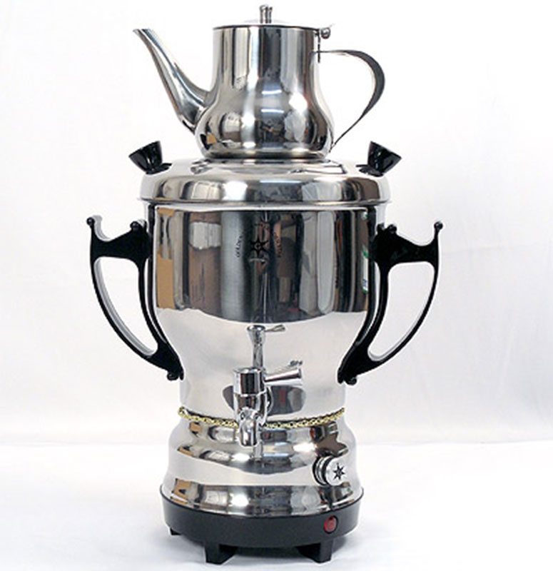 Electrical Stainless Steel Tea Maker And Pot (Samovar, Samavar