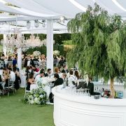Alexandria Serpentine Bar- White
