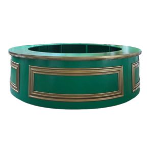 12ft Alexandria Round Bar (Green & Gold)
