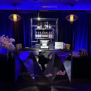 6ft Chrome Geometric Bar