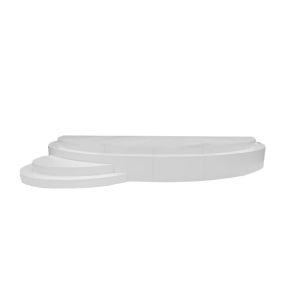 24ft x 12ft Half Circle Stage w/ Half Circle Step