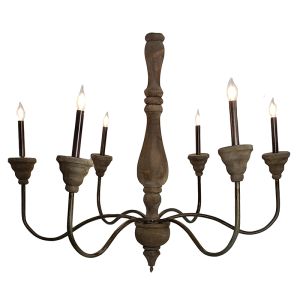 Wooden Chandelier- 48in