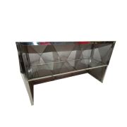 6ft Chrome Geometric Bar