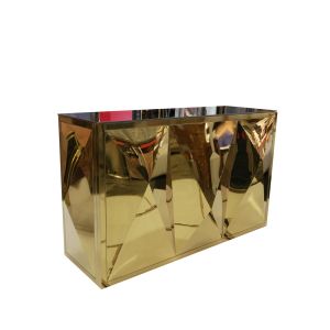 6ft Gold Geometric Bar