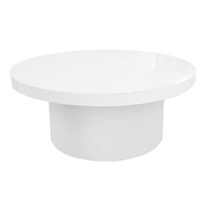 72in White Plexiglass Table