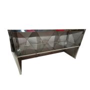 8ft Chrome Geometric Bar