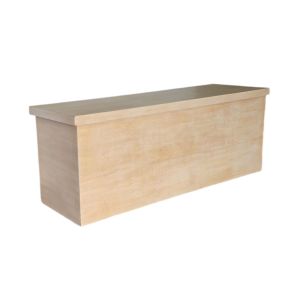 8ft Distressed Cream Food Station