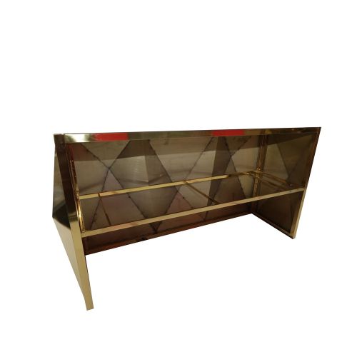 8ft Gold Geometric Bar