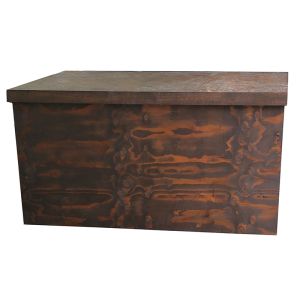 8ft Rustic Dark Wood Food Station