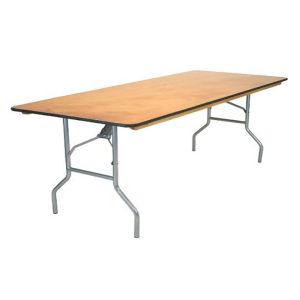 8ft x 40in Wide Rectangular Table