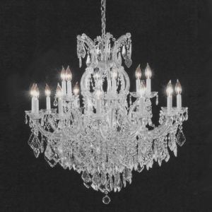 38 in Crystal Chandelier