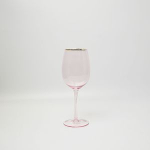 Audrey Gold Rim 13 oz Wine Glass