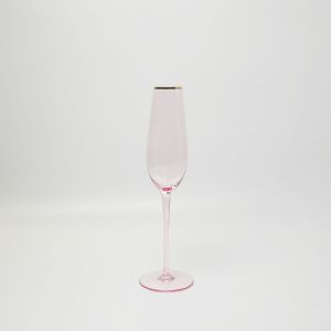 Audrey Gold Rim Champagne Flute