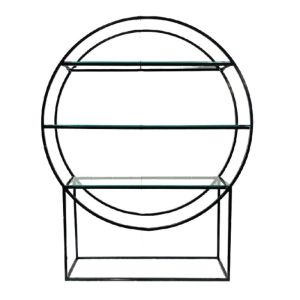 Black Round Bar Back
