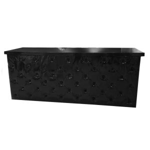 Black Tufted Bar- 8ft