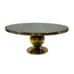 Cleo Gold 72in Round Table
