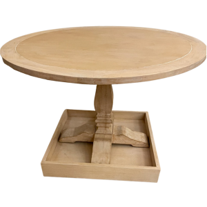 Rolling Cake Cart- Distressed Cream