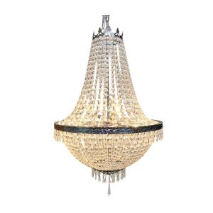 French Empire Chandelier- Chrome
