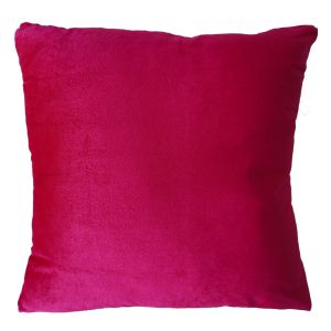 Velvet Pillow- Fuchsia