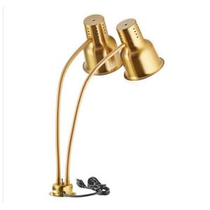 Gold Double Arm Heat Lamp