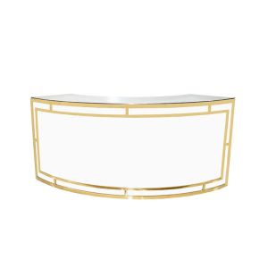 Gold Serpentine Bar w/ White Insert