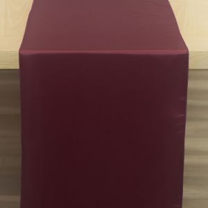Lamour Satin Table Runner- Burgundy