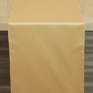 Lamour Satin Table Runner- Gold