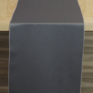 Lamour Satin Table Runner- Grey