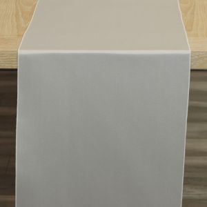Lamour Satin Table Runner- Stone