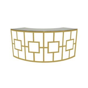 Luxe Gold Serpentine Bar w/ White Insert