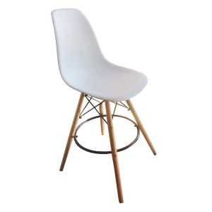 Modern High Back Bar Stool
