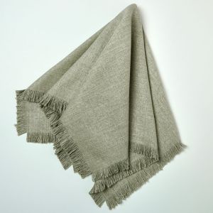 Monaco Fringe Napkin- Grain