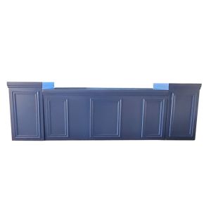 8ft Alexandria Bar w/ Columns - Navy Blue