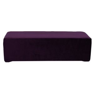 Royal Velvet Bench 5ft- Plum