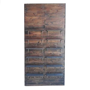 Rustic Wall w/ Shelving