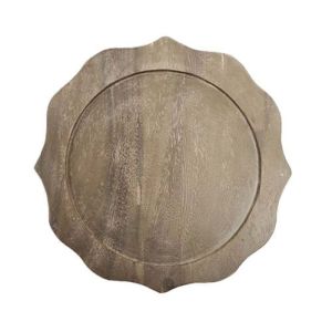 Rustico Grey Charger