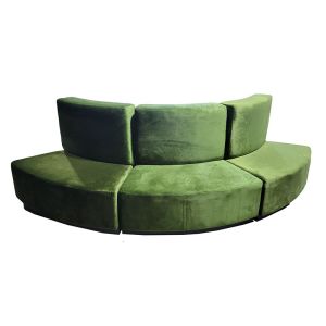 Serin Velvet Moss Green Sofa