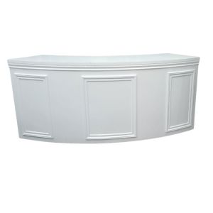 Alexandria Serpentine Bar- White