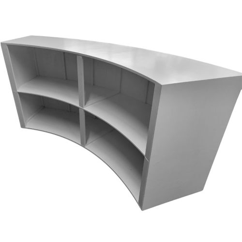 Alexandria Serpentine Bar- White