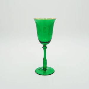 Stella Flared Glass- Emerald Green