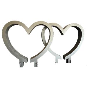 Two Hearts Backdrop