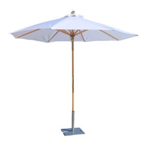 Market Umbrella- White 9ft Diameter