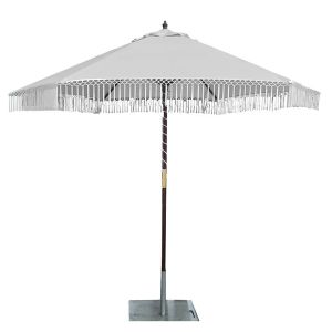 Market Umbrella- Canvas w/ Tassels