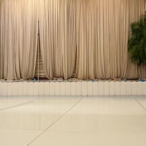 Velvet Channeled Stage Front