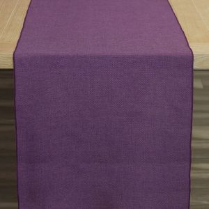 Vintage Table Runner - Eggplant