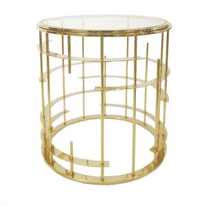 Viviana Gold Side Table