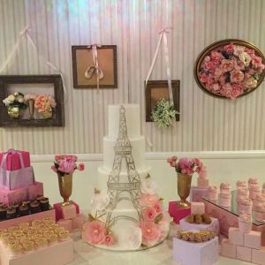 French WallBack w/ Antique Frames