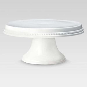 Beaded Cake Stand- White