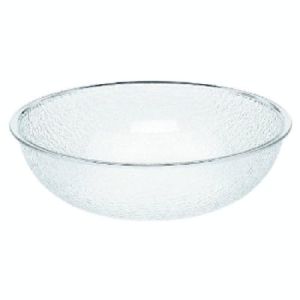 Clear Pebbled Bowl