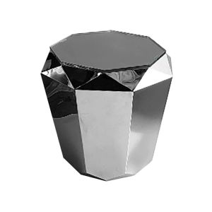 Diamond Chrome Side Table